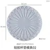 Molde de Resina de Cristal DIY Papoula Decoração de Mesa Mandala Porta-Copos Base de Armazenamento Molde de Silicone Venda por Atacado em Estoque