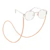 Cadena para Gafas Personalizada de 2 mm, para Colgar en el Cuello, Cuerda Anticaída para Gafas, Antiperdida de Gafas, Joyería Transfronteriza Europea y Americana, Accesorios de Cuerda de Cuero Coloridos