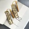 Marcador de metal antiguo Wen chuang ding company patrón logo letras regalo creativo para estudiante regalo para compañero de empresa