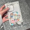 Funda Linda de Conejo y Oso para iPhone 17, Magnética Anti-caídas de Alta Transparencia Suave para 16, 15 y 13