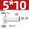 GB873 remache de aluminio cabeza plana grande remache semitubular cabeza semirredonda remache hueco cabeza redonda M2M2.5M3M4M5M6