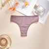 Ropa interior nueva de algodón puro para mujer, sexy, encantadora, cómoda, color sólido, sin costuras, hilo, tanga de cintura baja para mujer, venta al por mayor transfronteriza