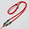 Cadena de Suéter con Cuerda para Colgante de Cuenta Dzi de Ágata Calcedonia Colgante de Jade Amuleto de Buda Cuerda Roja Venta Directa de Fábrica
