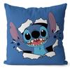 Animación de Dibujos Animados Funda de Almohada Stitch Linda Almohada Azul Estilo Japonés Cojín de Dibujos Animados Funda de Almohada para Sofá