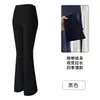 Pantalones Acampanados de Tiburón para Otoño Temprano para Mujer, Control de Abdomen, Adelgazantes, de Cintura Alta, Ligeramente Acampanados, Leggings Casuales, Pantalones Deportivos de Yoga