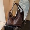 Bolso Transfronterizo Estilo Lazy para Mujer de Gran Capacidad 2024 Nuevo Otoño e Invierno Retro Casual Bolso de Hombro Bolso Tote de Alta Gama