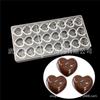 Molde de Chocolate de Plástico Duro PS Molde de Cubitos de Hielo Rosa Herramientas para Hornear Gelatina 3D Disponibles en Varios Estilos