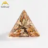 3x 3 ~ 12x 12mm 5A triângulo ângulo reto zircônia colorida coleção Wuzhou gema artificial pedra nua atacado