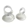 Ventosa de PVC transparente de fábrica Longran directa 40 mm ventosa con anillo de tracción ventosa redonda para vidrio