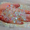 Unhas Artísticas da Moda Strass Irregulares de Verso Plano Pequenos Vidro Aurora Mini Misto Decorações de Unha de Strass Atacado