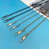 Cadena para bolso al por mayor cadena para bolso de mujer cadena metálica para bolso correa de hombro cadena para funda de teléfono móvil colgada al hombro cadena plana O cadena de diez mil letras