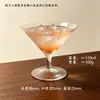 Copo Criativo Japonês de Haste Alta Taça de Martini Taça Trompete para Coquetel Copo para Bebidas Copo de Boca Larga Xícara Especial para Chá