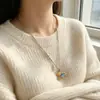 Nuevo Estilo Doce Signos del Zodíaco Brocado Imitación Dinastía Song Estilo Chino Nuevo Collar Cadena para Suéter Versátil Estilo Nacional Regalo para Amigos Accesorio Colgante