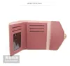 Billetera corta de moda con personalidad para mujer, bolso corto versátil en forma de corazón para mujer, monedero, tarjetero, porta tarjetas