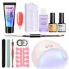 Comercio exterior 15g pegamento para uñas arte de uñas pegamento sólido para extensión pegamento de cristal traje lámpara de fototerapia y curado tienda de uñas