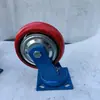 Rueda Giratoria de Freno Cuádruple de Cúpula de Alta Calidad, Resistente al Desgaste, a la Presión y Silenciosa, de 4, 5, 6, 8 Pulgadas, Carrito Elevador para Maquinaria