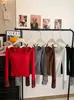 Tops Elegantes de Ropa Interior para Otoño e Invierno, Camisola de Lentejuelas Ajustada, Camiseta de Manga Larga, Tops de Nuevo Estilo Ajustados