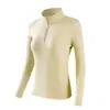Colección Otoño/Invierno 2026: Sudadera de mujer con cuello alto, media cremallera, cortavientos, cuello mao pequeño, color liso, manga larga, capa base de forro polar cómoda y cálida