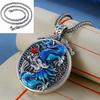 Colgante Zodiaco Dragón Bola de Plata de Ley 9999 Esmaltado para Hombres y Mujeres Vintage Guofeng Método Antiguo Filigrana Accesorios Joyería