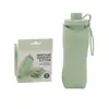 Material de silicone dobrável Copo de água esportivo criativo portátil de grande capacidade para casa Viagem copo de água multifuncional