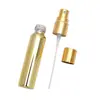 Frasco spray de vidro UV eletrogalvanizado de 10ml com 17 tubos, portátil para perfume, água cosmética