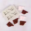 Molde para Chispas de Chocolate, Molde de Silicona para Velas con Forma de Chocolate, Molde para Hornear Decoración de Pasteles DIY con Fondant