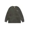 2026 Nuevo Otoño Camiseta de Manga Larga Estilo Retro Americano para Hombre Otoño 270g Peso Pesado Holgada Marca de Tendencia Lavado Tie-Dye Desgastado Hombre
