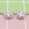 Fabricantes de pequeños accesorios de resina Sanrio con dibujos animados de colores transparentes, venta al por mayor, bricolaje, crema, pegamento, gota de aceite, funda para teléfono móvil, pegatinas de horquilla