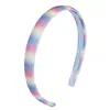 Faixa de Cabelo Estrela Amor Colorida da Moda Faixa de Cabelo Arco-Íris Degradê Sereia Acessórios de Cabelo para Festa Infantil