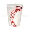 Decoración de Fiesta de Cumpleaños con Globos de Acuarela Suministros Balón de Fútbol Rugby Béisbol Plato de Papel Vaso de Papel Arreglo de Vajilla