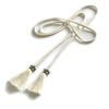 Nova Mulher Handmade Tecido Cinto Fino Moda All-match Decorativo Distintivo Cintura Corda Barco Âncora Pente Su Tecido Cadeia de Cintura