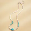 Collar de Clavícula con Cuentas Estilo Playa Océano Europeo y Americano Estrella de Mar Personalidad de Nicho Versátil Temperamento Sentido de Alta Gama