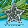 Zhaoshun en stock estrella taladro caliente imagen caliente cara sonriente pegatinas de diamantes de imitación estrella de cinco puntas creativa adhesivo taladro caliente ropa equipaje accesorios