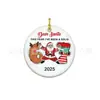Bestseller Transfronteiriço Sixseven Papai Noel Decorações de Natal em Acrílico Decorações Divertidas de Meme Digital