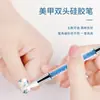 Suprimentos de nail art de caneta requintada transfronteiriços novo atacado de nail art 9 com caneta de silicone de diamante ferramentas japonesas de nail art