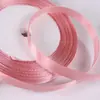 Fita de 1cm Trançada Fita Colorida Fita de Seda Decoração de Casamento Sacos de Doces Tecido Fita de Seda Embalagem para Presente Fita de Bolo Fita Tecida