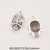 Acessórios de Joalheria de Liga DIY Pingente de Caveira Recortada Pulseira Colar Corrente de Mala Material Decorativo Pingente Bico