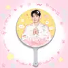 Xiao Zhan Artículos de Celebridad Artículos para Fans Abanico Grande Publicidad de Abanico Abanico Transparente Materiales para Bricolaje