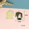 Acessórios DIY de Anime Pingente Chaveiro Bijuu de Naruto Ornamento Pingente de Colar Artesanal