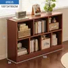 Estante de Livros Simples de Chão e de Parede Armário de Armazenamento para Apartamentos Alugados, Sala de Estar de Vários Níveis, Quarto de Casa, Pequena Estante