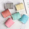 Cordão de Couro Veludo Coreano Cordão de Camurça Veludo Dupla Face Acessórios de Joalheria DIY Feitos à Mão Cordão Trançado para Pulseira Colar Cordão de Camurça