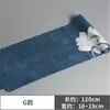 Banderola de Mesa de Algodón y Lino Chino, Banderola de Mesa, Tela Estilo Borracho Qinghe, Mesa de Centro de Gamuza, Posavasos, Esterilla de Algodón y Lino Seco Húmedo para Mesa de Té