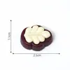Micro-paisaje simulación chocolate comida juego pastel horneado DIY crema pegamento accesorios mini resina adornos pequeños