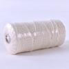 1mm corda de algodão branco fabricantes fornecer corda de algodão DIY mão tecida corda de algodão tapeçaria corda embalagem corda de algodão decorativa