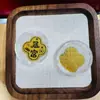 Pegatina de Teléfono de Oro Puro 999 para la Riqueza, Atrae la Fortuna de Todas las Direcciones, Acumulación Diaria de Riqueza, Regalo de 2 mg, Entrega Directa de Fábrica