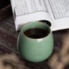Taza de Té Celadón de Longquan Hogar Taza de Té de Cerámica Oficina Taza Pequeña sin Asa Taza de Agua con Grietas de Hielo Chinas Se Puede Grabar