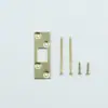 Placa de Cobertura para Reparo de Furo na Porta, Placa de Reparo para Fechadura, Placa de Base para Fechadura de Porta, Placa de Fechadura para Batente de Porta, Peça de Trava, Acessórios para Fechadura de Porta Interna