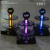 Suporte Luminoso para Copos de Coquetel Bar KTV Criativo Suporte para Taças de Vinho LED Suporte para Uma Taça Torre de Múltiplos Andares