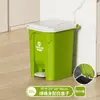Papelera Grande de Pedal con Tapa para Uso Comercial, Sanitario, Cocina, Restaurante, Gran Capacidad, Uso Doméstico, Contenedor de Basura para Exteriores