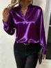 Estación Independiente de Ropa para Mujer Europea y Americana de Amazon Transfronteriza 2026 Camisa de estilo francés con diseño de pintura al óleo retro, camisa de manga larga para mujer